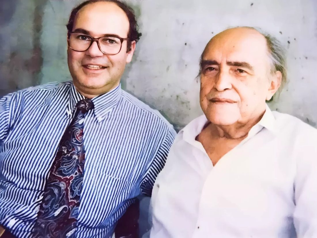 George Niemeyer com o primo Oscar
